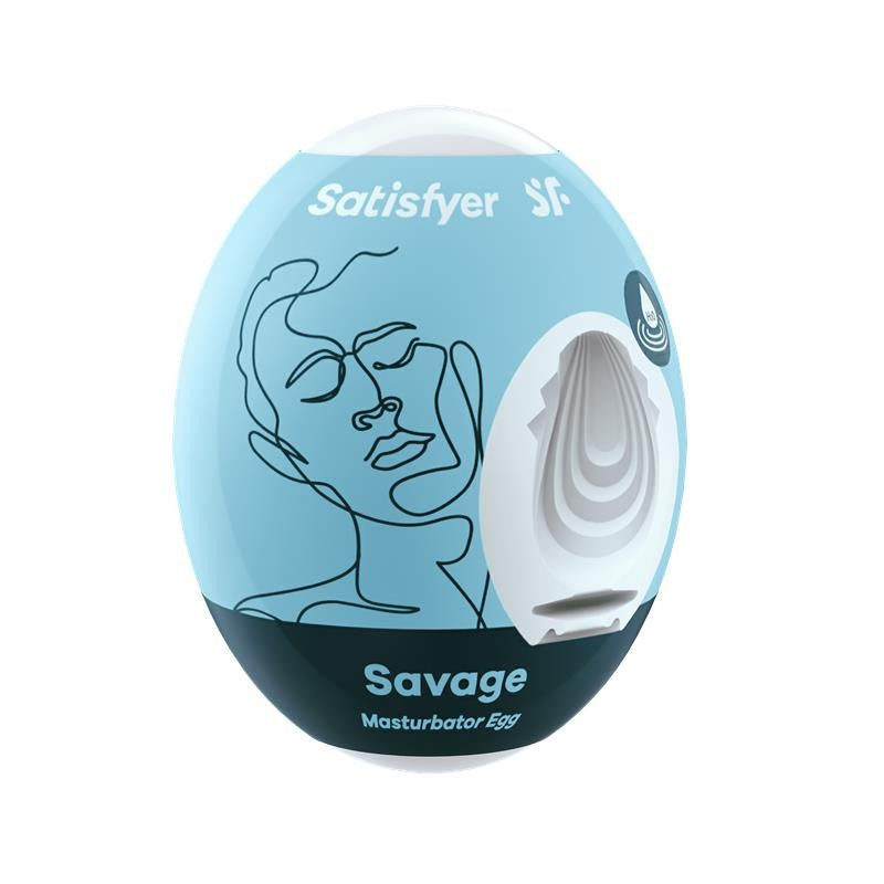 Huevo Masturbador Eggcited Savage - Satisfyer - Masturbadores masculinos