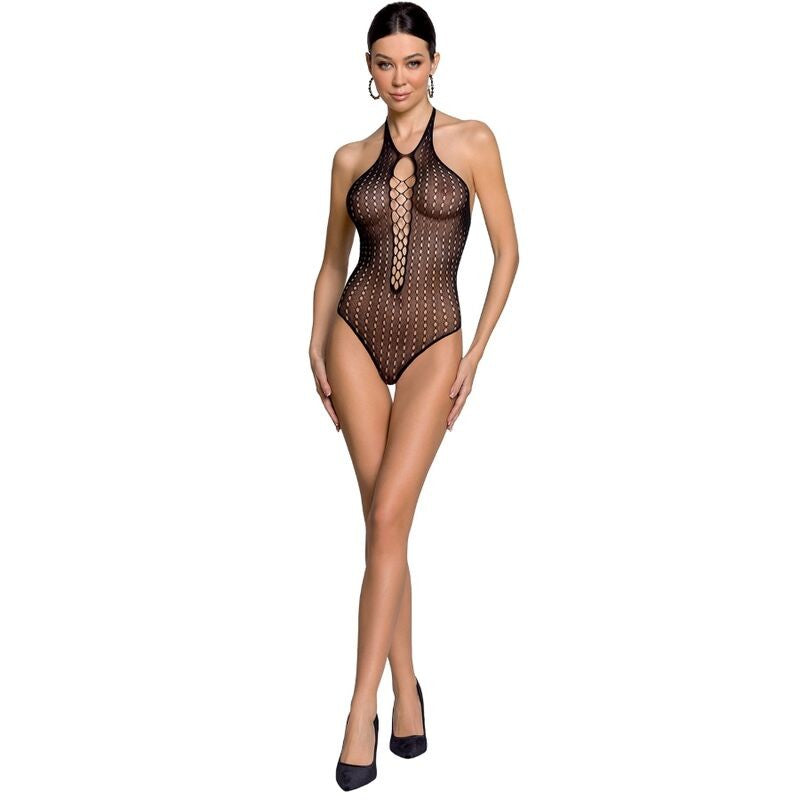 Bodystocking BS088 Negro Talla Única - Passion Woman - Lencería erotica