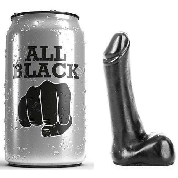 Dildo Negro 9 cm - All Black - Dildos Anales