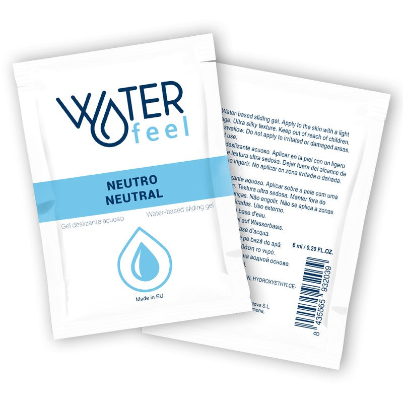 Gel Deslizante Neutro Monodosis 6 ml - Waterfeel - Lubricantes sexuales