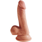 King Cock 3D Dildo Triple Densidad 6.5 Caramelo 0