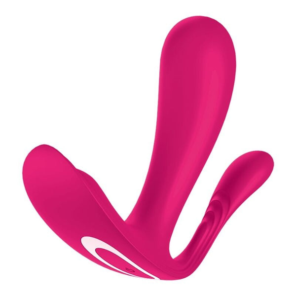Vibrador Triple Top Secret + Rosa - Satisfyer - Vibradores para braguita a control remoto