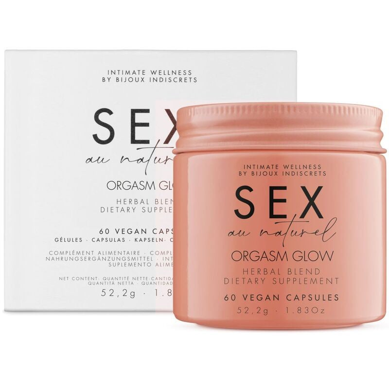 Orgasm Glow Complemento Alimenticio Líbido 60 cápsulas - Bijoux Indiscrets - Afrodisíacos sexuales