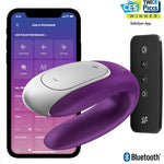 Vibrador Parejas Double Fun Morado - Satisfyer - Vibradores