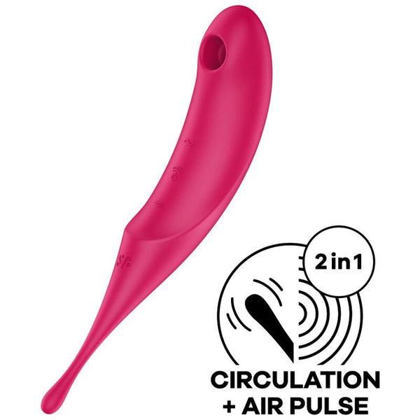 Satisfyer Twirling Pro 2 en 1 Rojo - Satisfyer - Vibradores