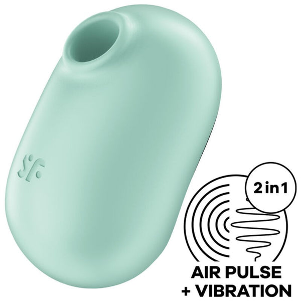 Pro To Go 2 Estimulador y Vibrador Verde - Satisfyer - Vibradores