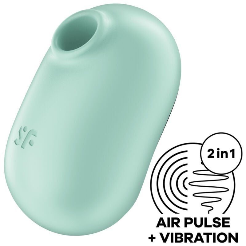 Pro To Go 2 Estimulador y Vibrador Verde - Satisfyer - Vibradores
