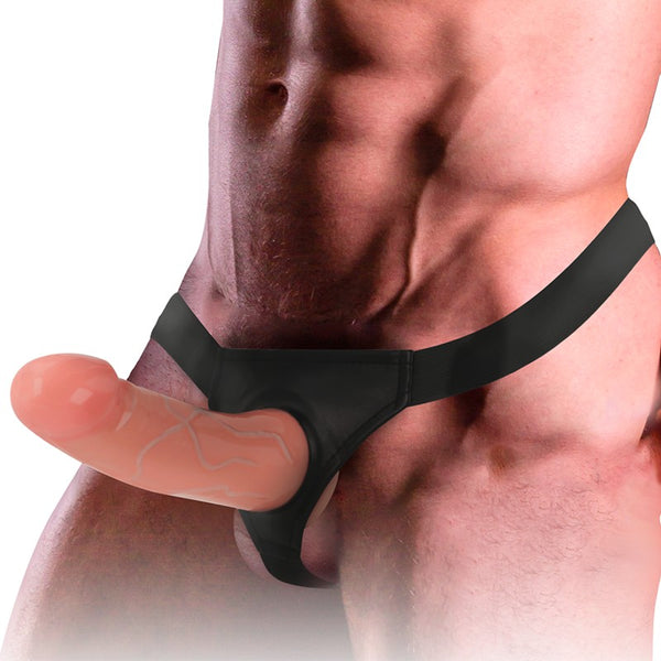 Arnés Hueco Adonis 16 x 4 cm - Intense - Arneses con pene o dildo Strap-On