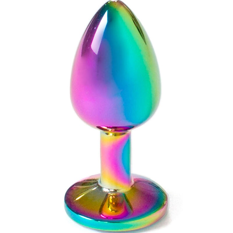 Plug Anal Multicolor con Joya Talla S - Secret Play - Plugs anales (3)