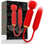 Toscana Doble Placer Wand + Huevo - Mia - Vibradores