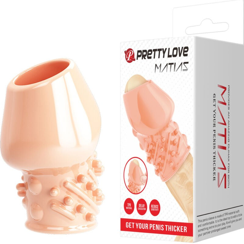 Engrosador de pene Matias Natural - PrettyLove - Fundas para el pene (3)