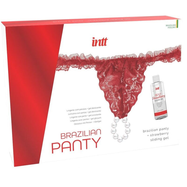 Panty con perlas y gel lubricante - Intt - Ideas romáticas y eróticas para regalar