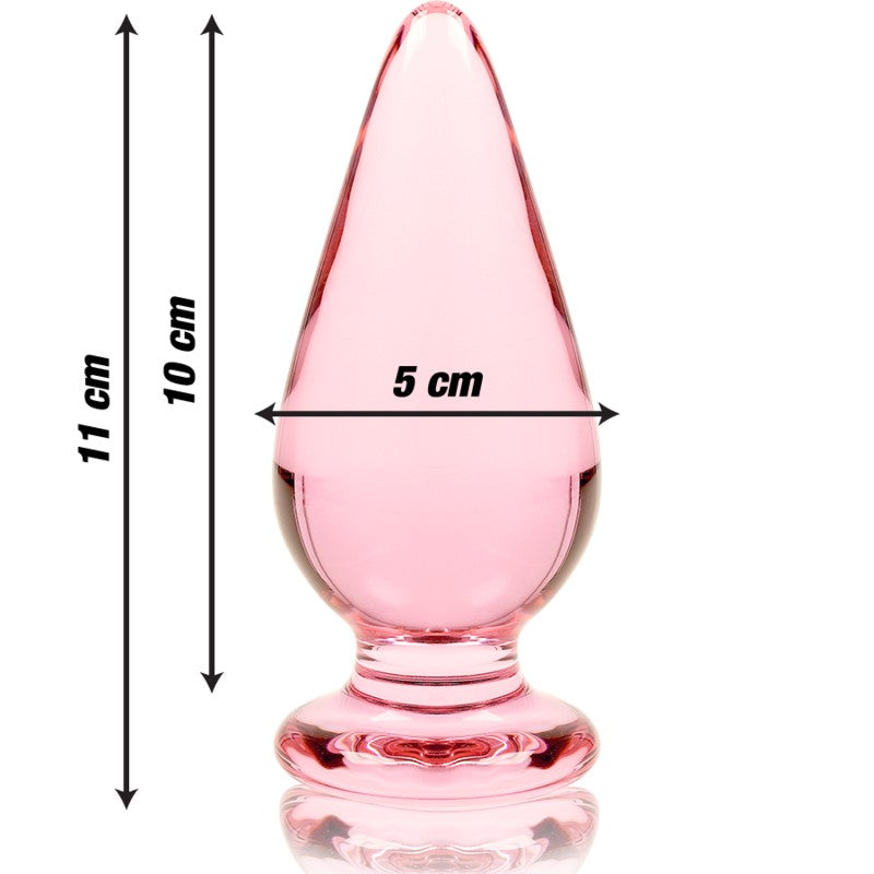 Nebula Plug de Cristal 11 cm Rosa - Ibiza - Plugs anales (2)