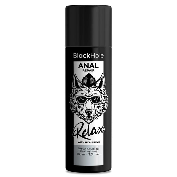 Lubricante Anal Relajante Con Hialurónico 100 ml - BlackHole - Lubricantes sexuales