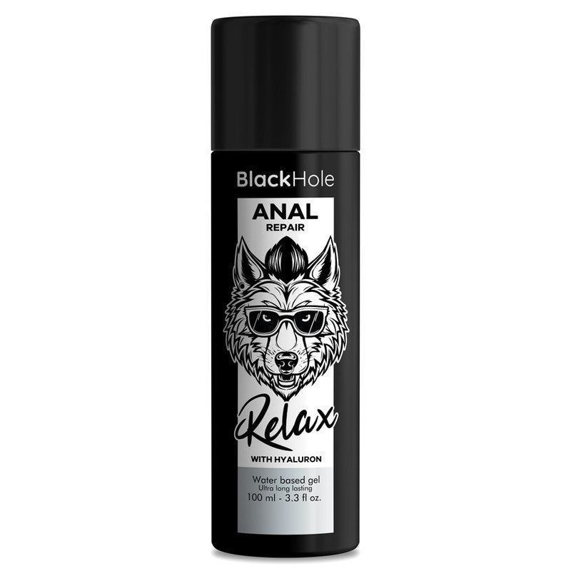 Lubricante Anal Relajante Con Hialurónico 100 ml - BlackHole - Lubricantes sexuales