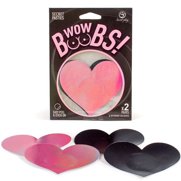 Wow Boobs Cubre pezones Corazón - Secret Play - Lencería erotica