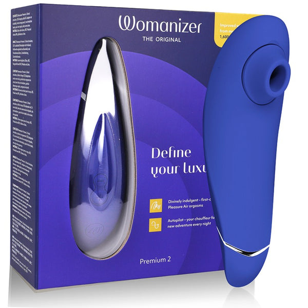 Premium 2 Azul Estimulador Clítoris - Womanizer - Vibradores