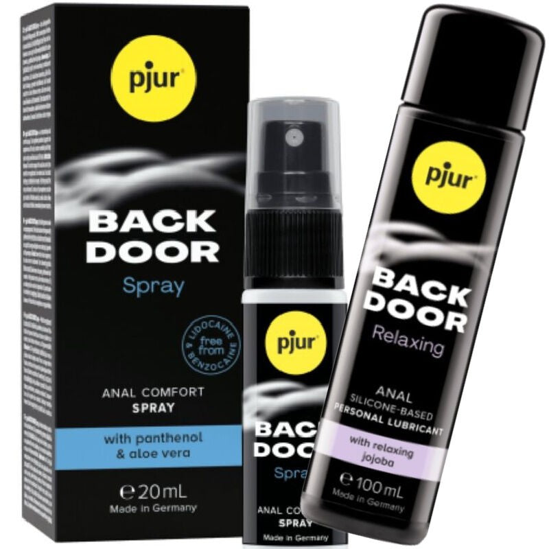 Back Door Set Lubricante y Relajante Anal - Pjur - Lubricantes sexuales