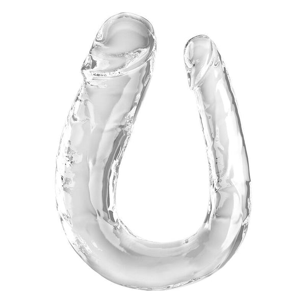 Double Trouble Dildo Doble 44 cm Transparente - Pipedream - Dildos o Consoladores