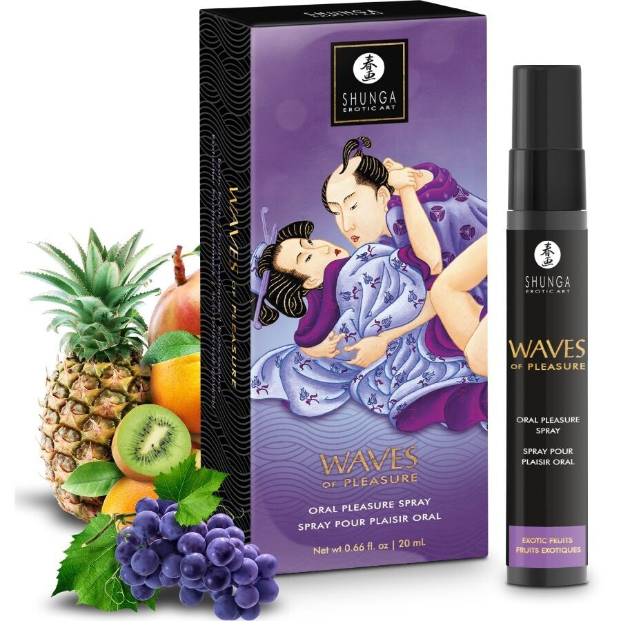 Waves Of Pleasure Spray Oral Frutas Exóticas - Shunga - Estimulantes sexuales