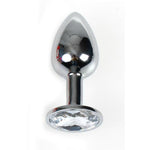 Transparente Plug metalico S con brillante - Secret Play - Plugs anales (2)