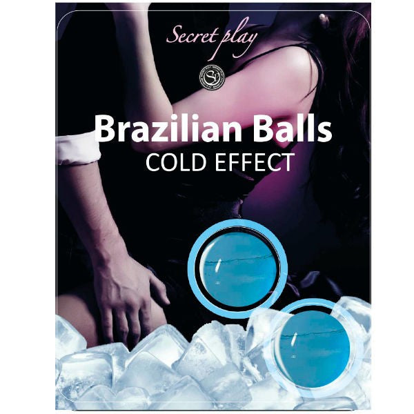 2 bolas aceite brazilian efecto frio - Secret Play - Aceite para masajes eróticos