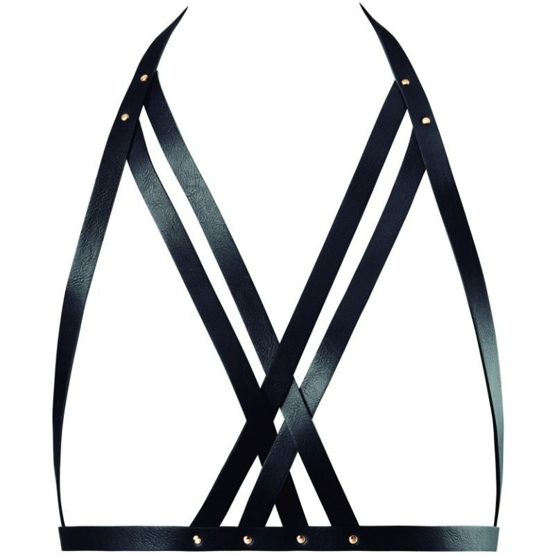 Maze Sujetador Con Correas Negro - Bijoux Indiscrets - Lencería erotica (2)