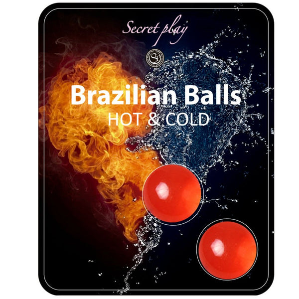 2 bolas aceite brazilian efecto frío y calor - Secret Play - Aceite para masajes eróticos