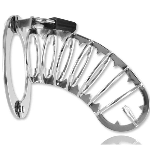Jaula pene con cierre 14 cm - Metal Hard - Kits para BDSM
