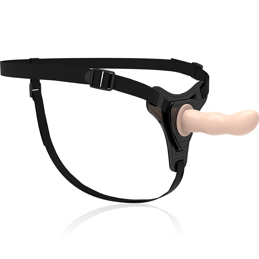 Arnés silicona flesh Punto G 12.5 cm - FetishSubmissive - Arneses con pene o dildo Strap-On