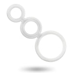 Set anillos pene y testículos - Addicted Toys - Anillo vibrador para el pene (con y sin vibración)