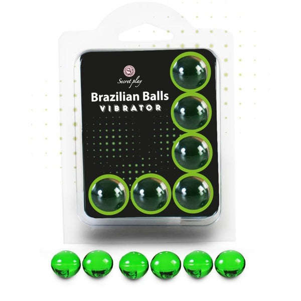 6 bolas aceite efecto vibración - Secret Play - Aceite para masajes eróticos