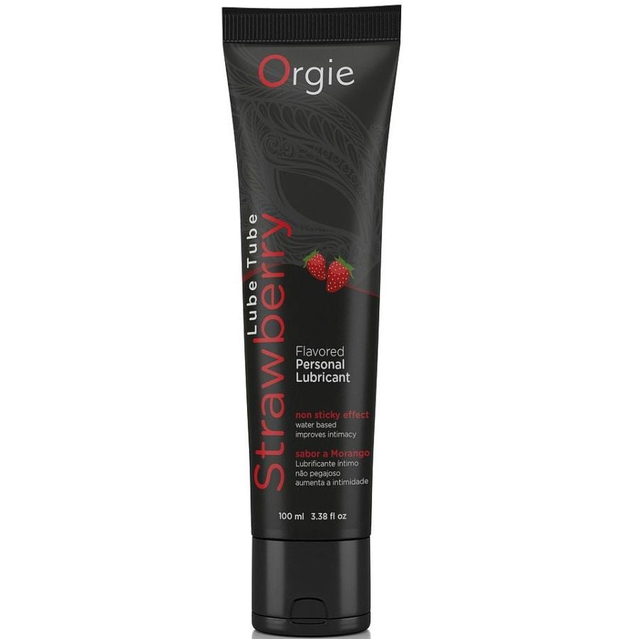 Lubricante con sabor fresa 100 ml - Orgie - Lubricantes sexuales (2)