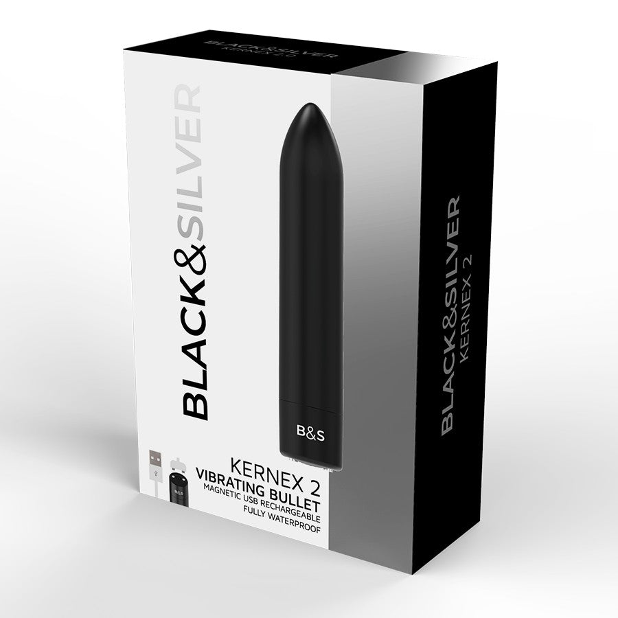 Bala vibradora kernex 2 negro - Black Silver - Vibradores (2)