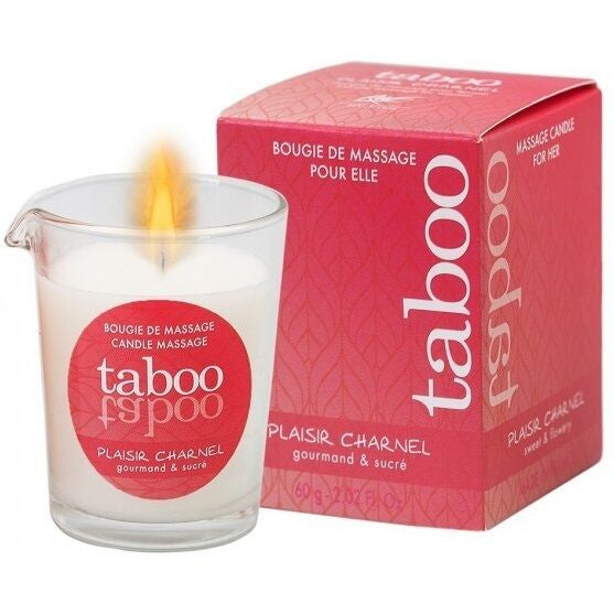 Vela de masaje Flor de cacao - Ruf - Velas para masajes eróticos Shunga y más