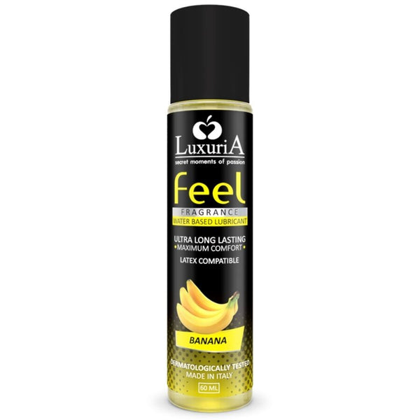 Feel lubricante sabor Plátano 60 ml - Luxuria - Lubricantes sexuales