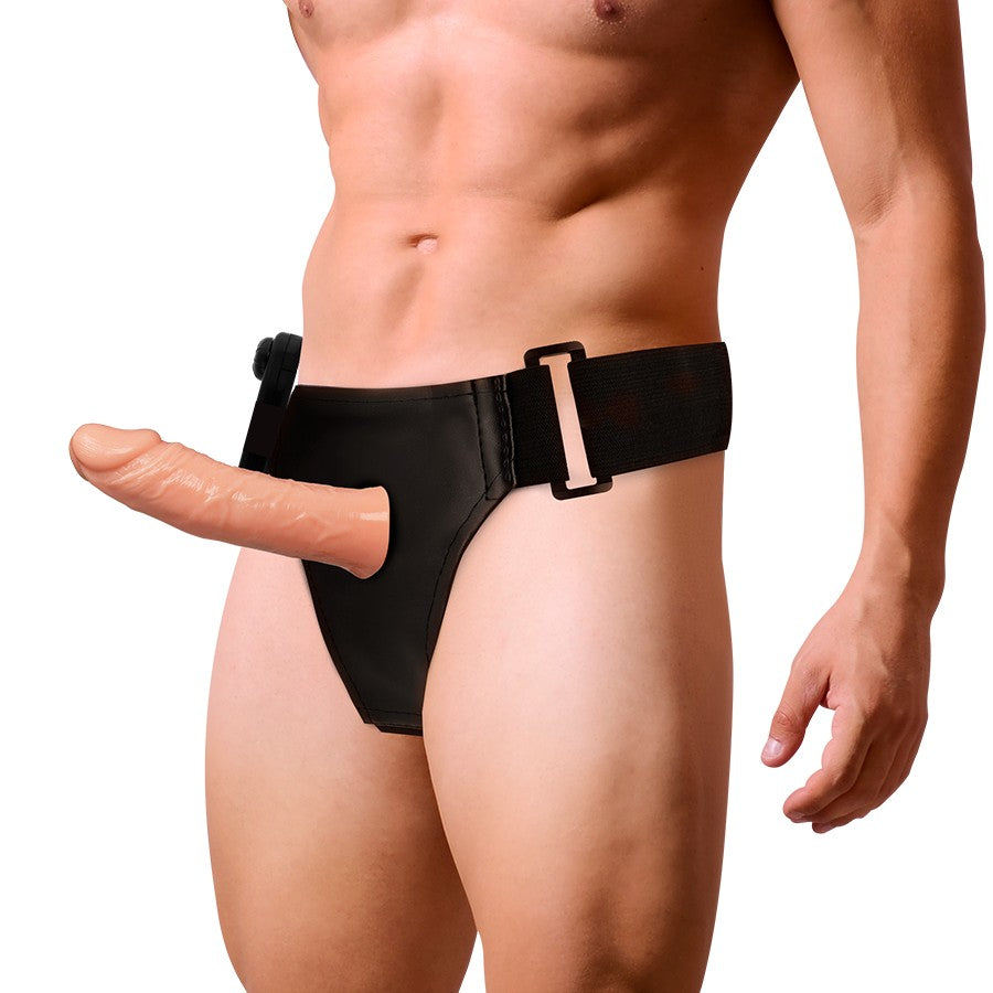 Arnés Hueco Benny con vibrador 15 cm - HarnessAttraction - Arneses con pene o dildo Strap-On