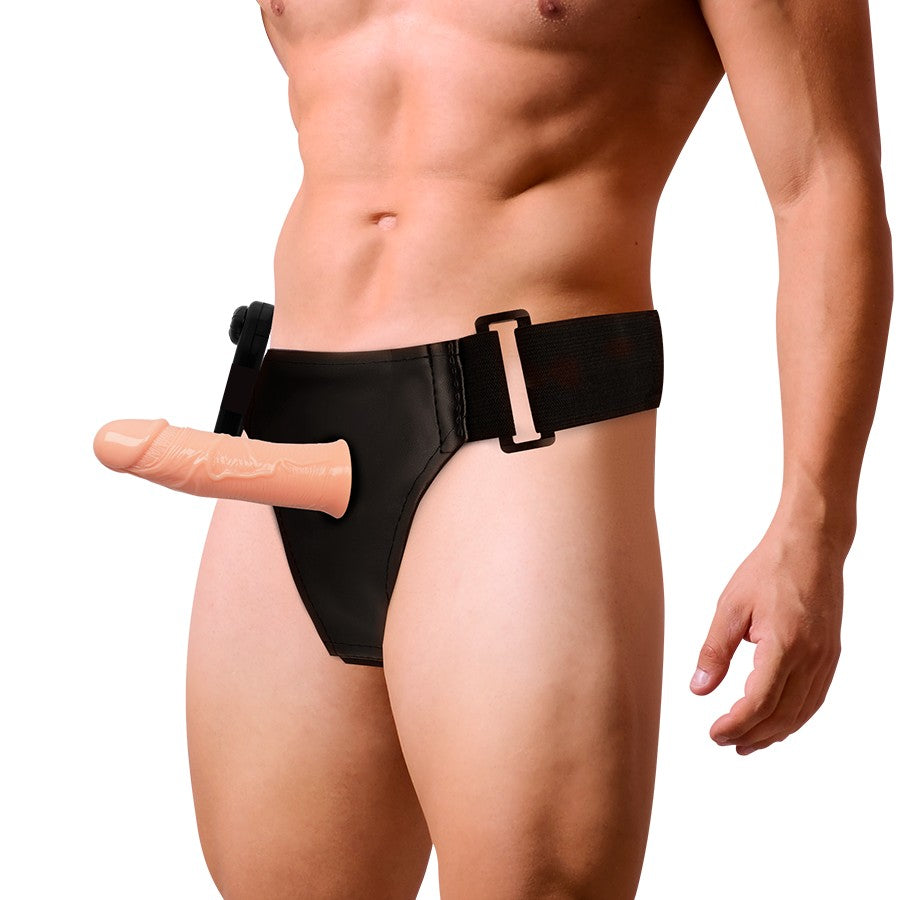 Arnés Hueco Gregory con vibrador 16,5 cm - HarnessAttraction - Arneses con pene o dildo Strap-On