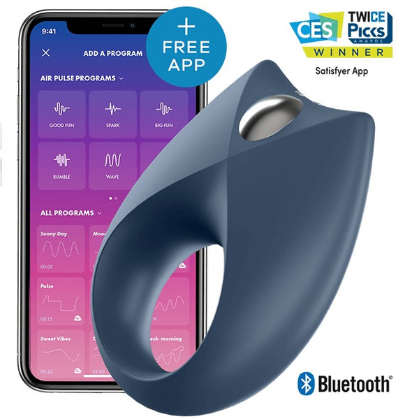 Anillo Royal One con APP - Satisfyer - Anillo vibrador para el pene (con y sin vibración)