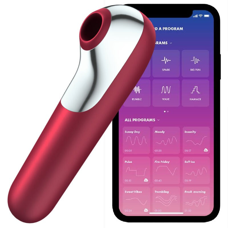 Succionador Dual Love Rojo - Satisfyer - Vibradores (2)