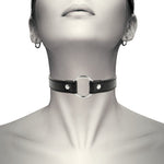 Collar Cuero Vegano - Coquette - Lencería erotica
