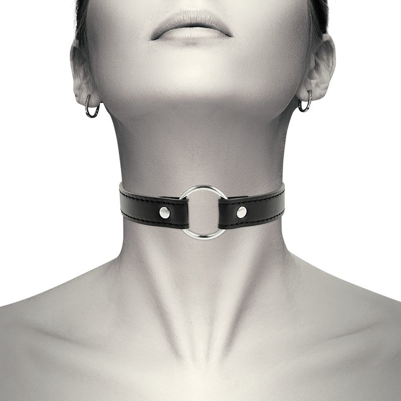 Collar Cuero Vegano - Coquette - Lencería erotica