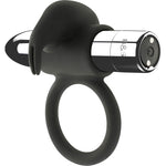 Silver Burton - Black Silver - Anillo vibrador para el pene (con y sin vibración)