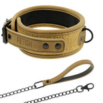 Collar con agarradera dorado - FetishSubmissive - Kits para BDSM