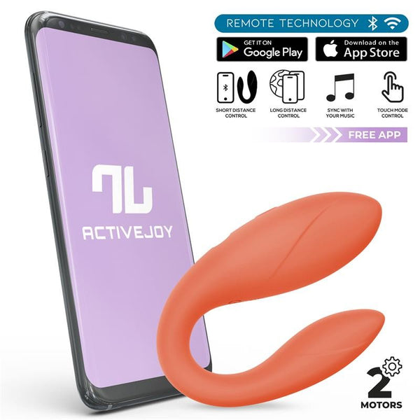 Pinza para Parejas con APP Salmón - Intoyou App Series - Vibradores