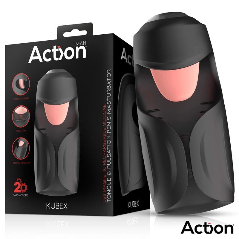 Kubex Masturbador con Lengua - Action - Masturbadores masculinos