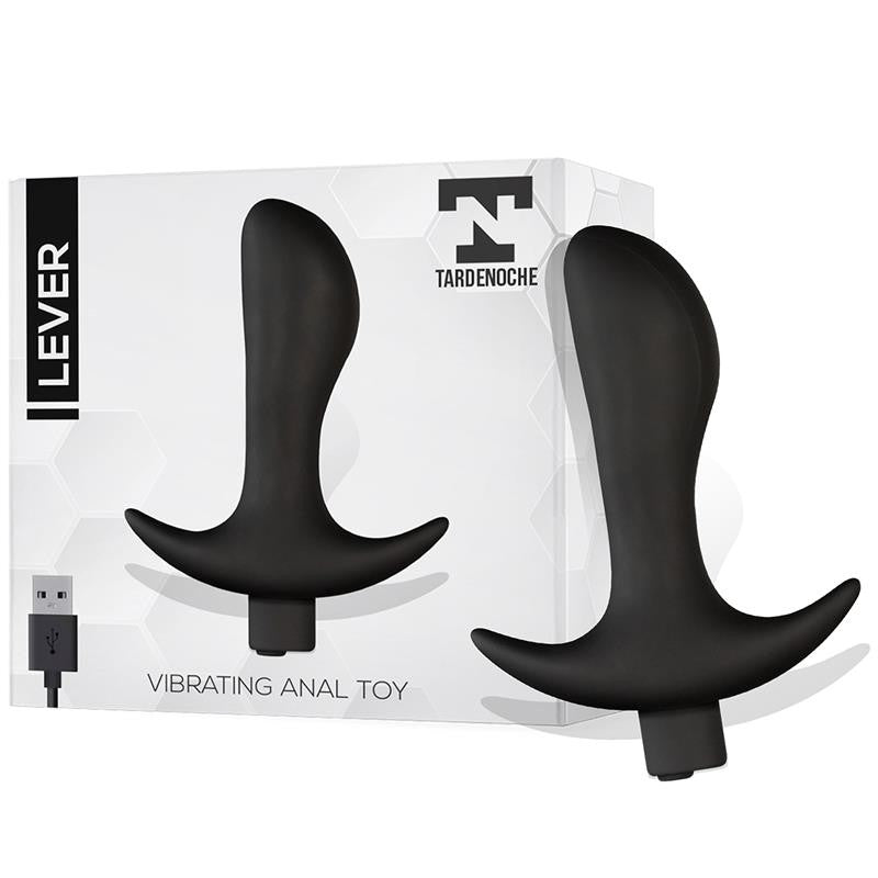 Lever Plug Anal con Vibración USB Silicona - Tardenoche - Plugs anales (2)