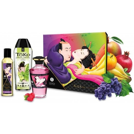 Kit Fruity Kisses - Shunga - Aceite para masajes eróticos