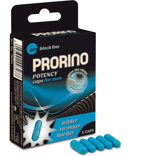 Prorino 5 Cápsulas Potencia Hombre - Hot - Potenciadores sexuales