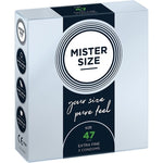 Mister Size Talla 47 caja 3 uds extrafino - Mister Size - Comprar preservativos o condones